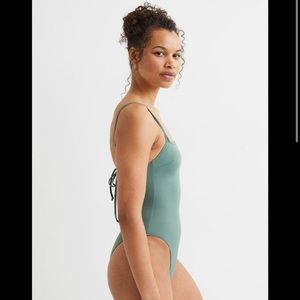 H&M high leg one piece swimsuit